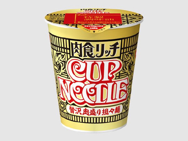 カップヌードル　肉食リッチ　贅沢肉盛り担々麺