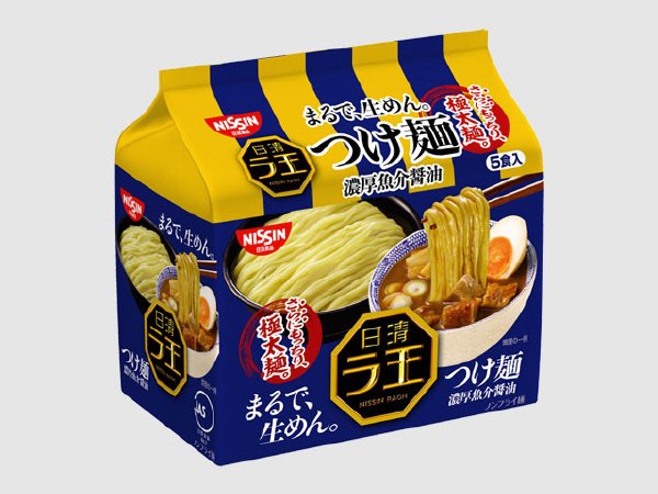 日清ラ王　つけ麺　濃厚魚介醤油　５食パック