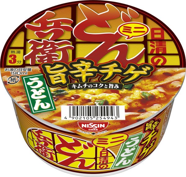 日清のどん兵衛　旨辛チゲうどんミニ