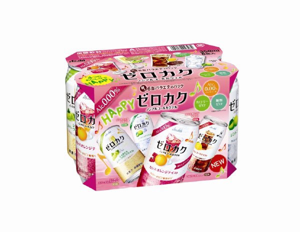 アサヒゼロカクバラエティパック缶３５０ｍｌ　６缶パック