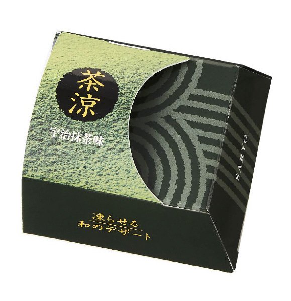 バラ　凍らせる和のデザート　茶涼　宇治抹茶味
