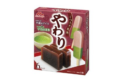 やわり羊羹風アイス＆宇治抹茶氷