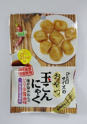 おやつ玉こんにゃく　ピリ辛醤油味