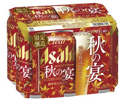 クリアアサヒ　秋の宴　缶３５０ｍｌＸ６