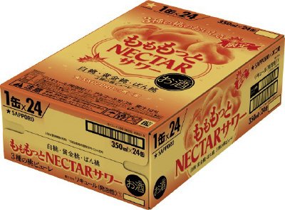 サッポロ　もももっとネクターサワー　３種の桃ピューレ