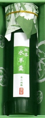 竹型水羊羹　抹茶