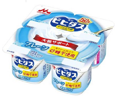 ビヒダスヨーグルト プレーン砂糖不使用生クリーム仕立て4ポット