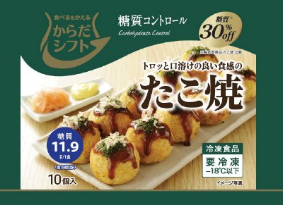 糖質コントロール　たこ焼