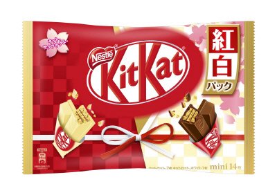 キットカットミニ　紅白パック