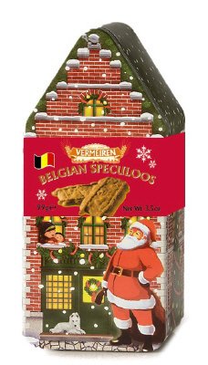 カラメルビスケット　クリスマス缶