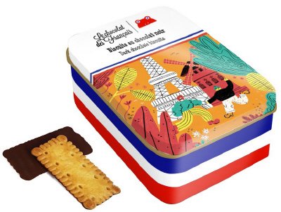 Le chocolat des Francais ﾑｰﾝﾗｰｼﾞｭ（缶）