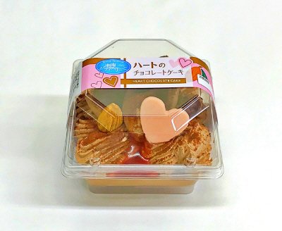 ハートのチョコレートケーキ