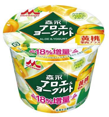 森永アロエ＆ヨーグルト黄桃果肉プラス