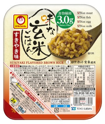 味な玄米ごはんすきやき味