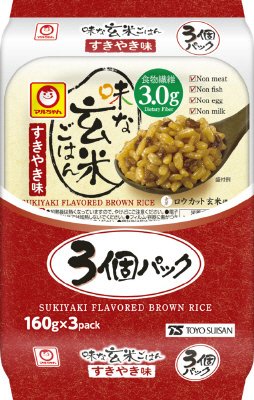 味な玄米ごはんすきやき味　３個パック