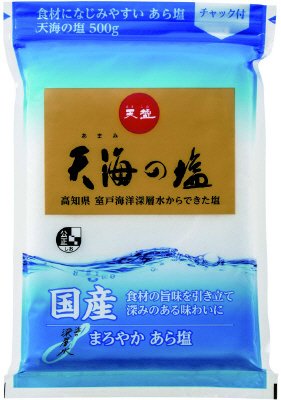 天海の塩５００ｇチャック付