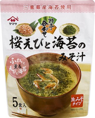 料亭合わせ　桜えびと海苔のみそ汁