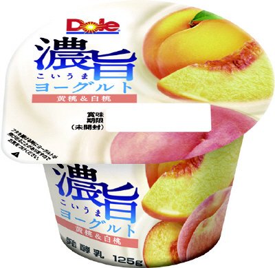 ドール濃旨ヨーグルト黄桃＆白桃