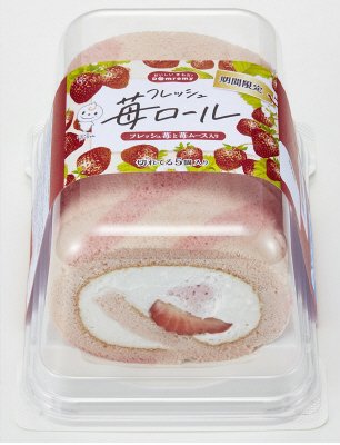 フレッシュ　苺ロール