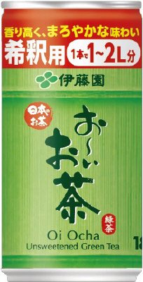 希釈缶お～いお茶緑茶