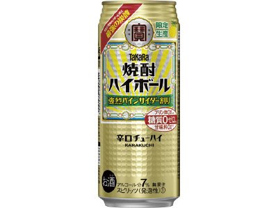 タカラ「焼酎ハイボール」＜強烈パインサイダー割り＞５００ＭＬ