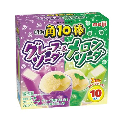 角１０棒　グレープソーダ＆メロンソーダ