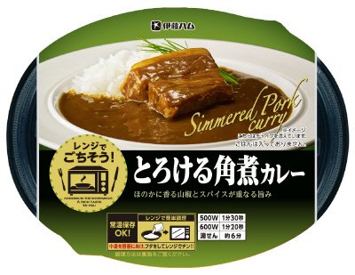 レンジでごちそうとろける角煮カレー