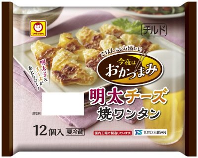 今夜はおかづまみ　明太チーズ焼ワンタン