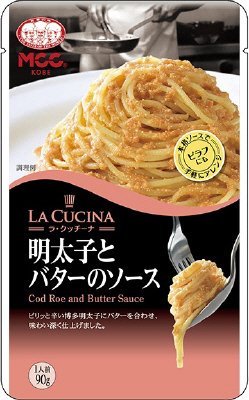 明太子とバターのソース