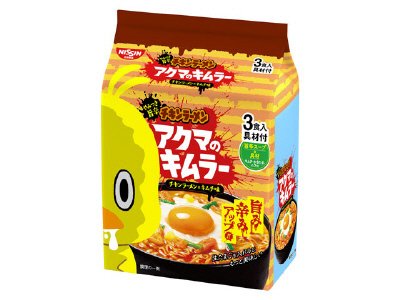 日清チキンラーメン　具付き３食パック　アクマのキムラー