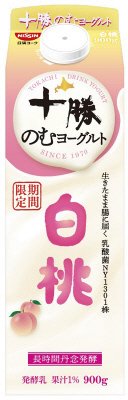 十勝のむヨーグルト　白桃