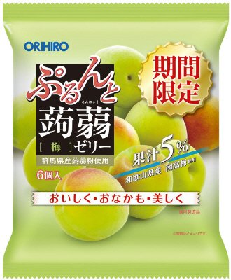 ぷるんと蒟蒻ゼリーパウチ　梅