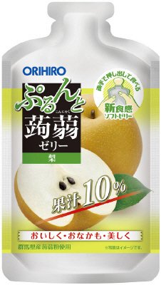 ぷるんと蒟蒻ゼリーパウチショット　梨