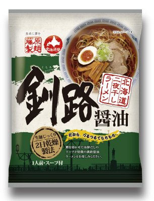 北海道二夜干しラーメン　釧路醤油
