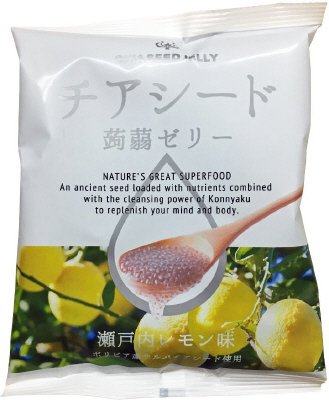 チアシード蒟蒻ゼリー　瀬戸内レモン味