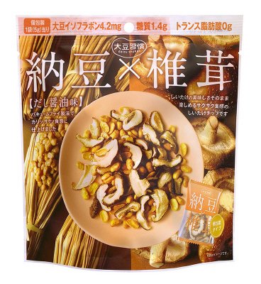 大豆習慣　納豆×椎茸