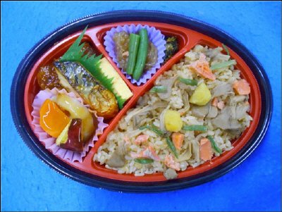 だし香る舞茸鮭ごはん弁当
