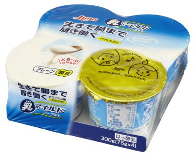 乳マイルドヨーグルト　プレーン・加糖　4P