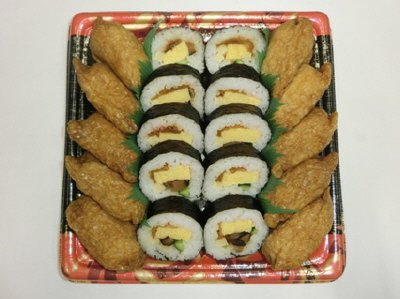寿司盛り（和風太巻き助六）