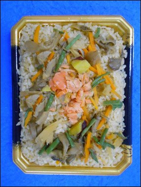 だし香る舞茸鮭ごはん