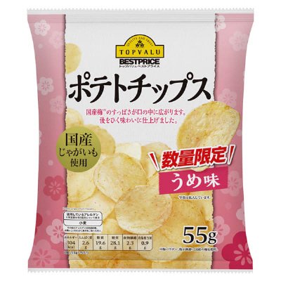ポテトチップスうめ味