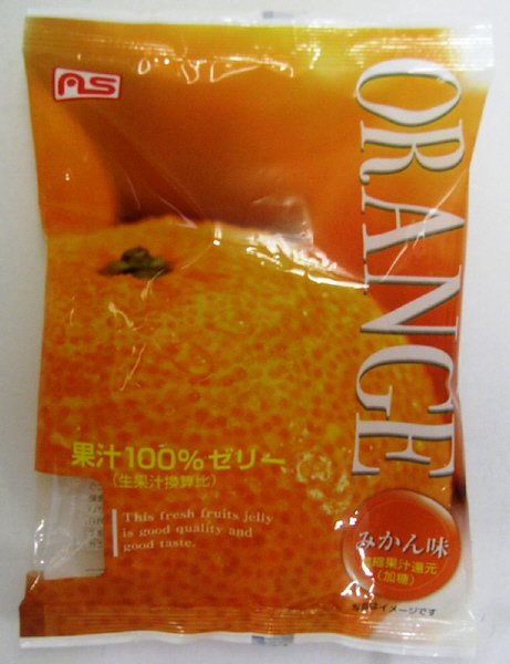果汁１００％ゼリーみかん味
