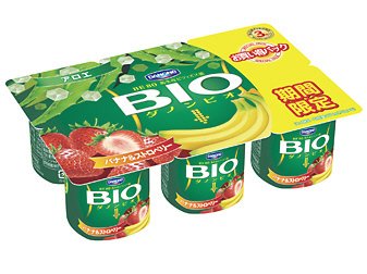 ダノンビオ　バナナ＆ストロベリー＋アロエ
