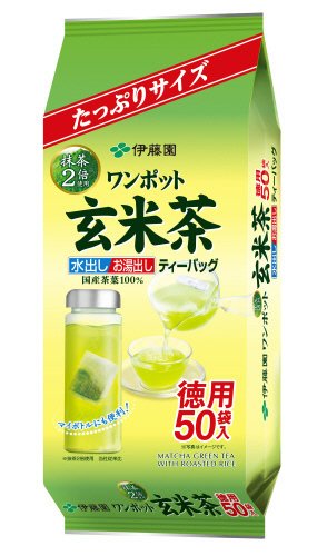 ワンポット抹茶入り玄米茶ティーバッグ５０袋