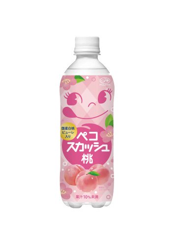 ＰＥＴ不二家ペコスカッシュ桃５００