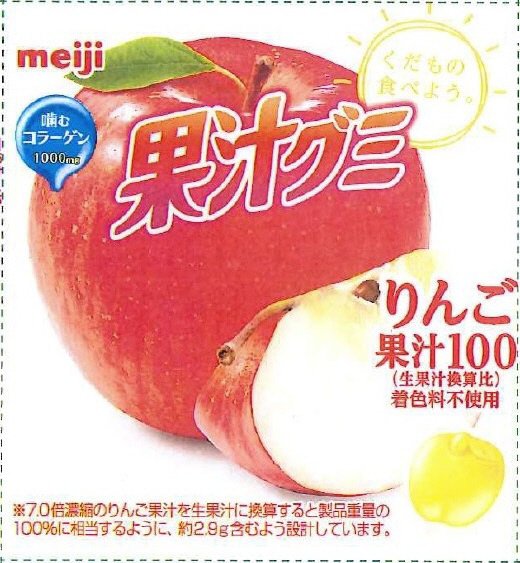 果汁グミりんご