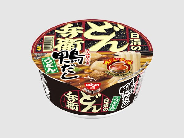 日清のどん兵衛　ラー油仕立ての鴨だしうどん