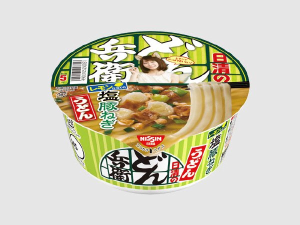 日清のどん兵衛　レモン仕立ての塩豚ねぎうどん