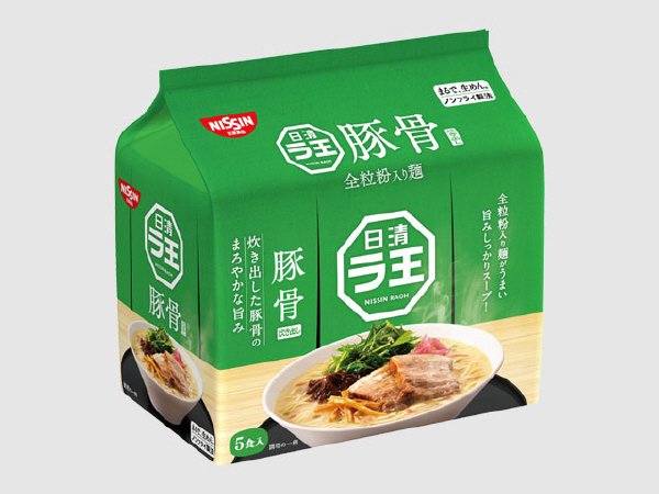 日清ラ王　豚骨　５食パック