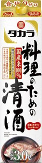 タカラ「料理のための清酒」３Ｌ紙パック